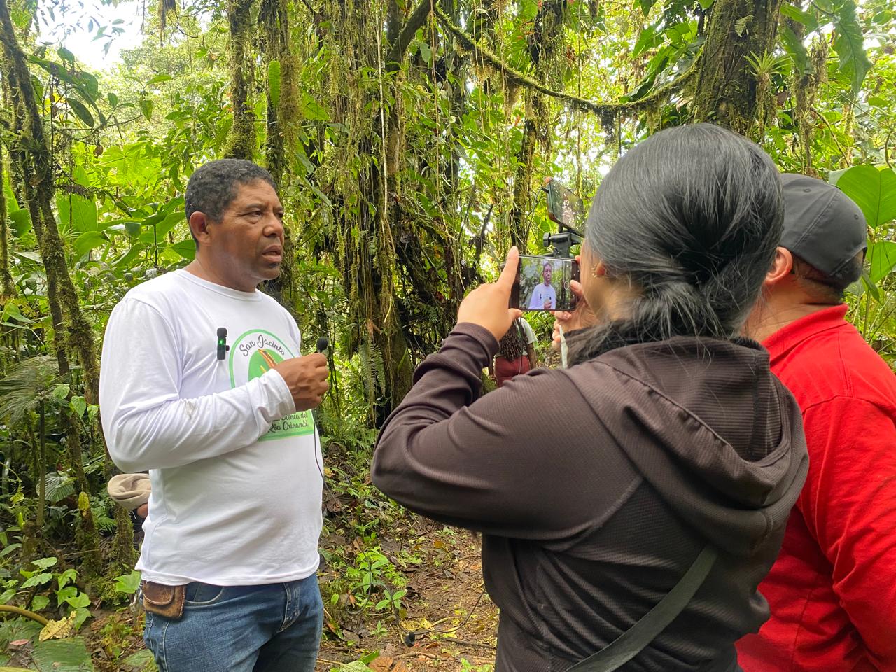 Fam–Press Trip en el ACUS Chinambí, parte de la KBA ECU70, para promocionar el destino y sus iniciativas de conservación en la KBA ECU70